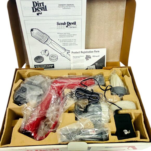 Scrub Devil By Dirt Devil Wireless Household Scrubber Cleaning Aid Scrubbing - Picture 6 of 12